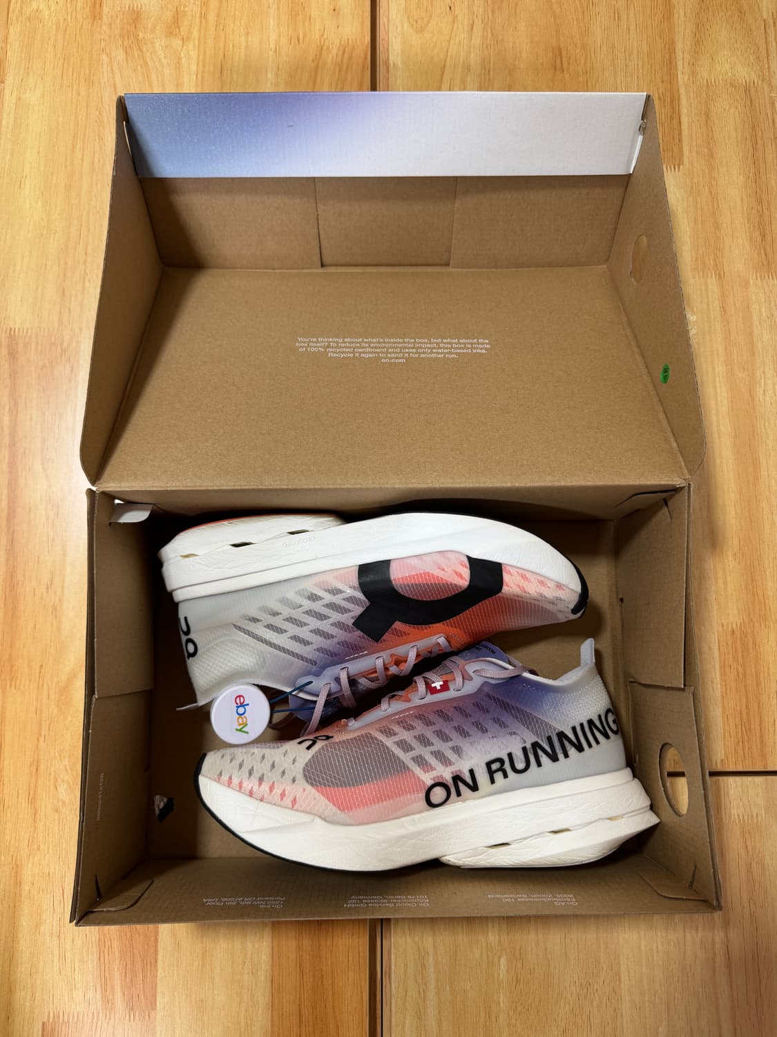 [260] 온 러닝 클라우드붐 스트라이크 화이트 플레임 상품이미지9