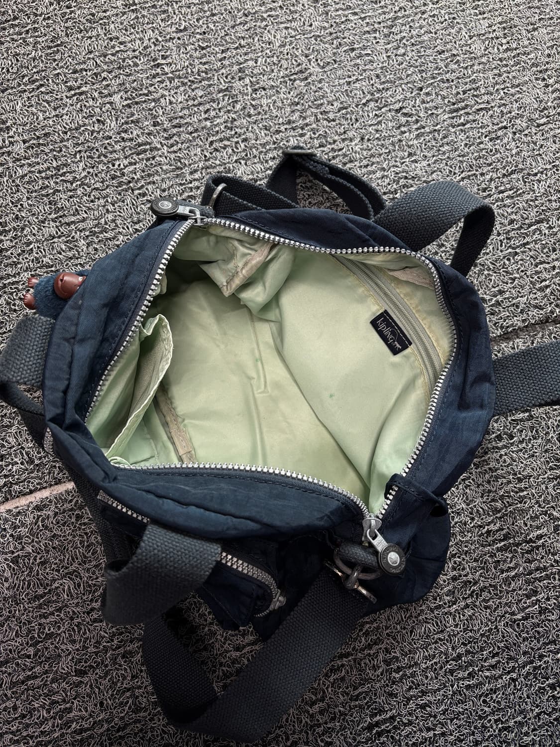 키플링 y2k 올드스쿨 고릴라 키링 멀티포켓 크로스백 1595 상품이미지5