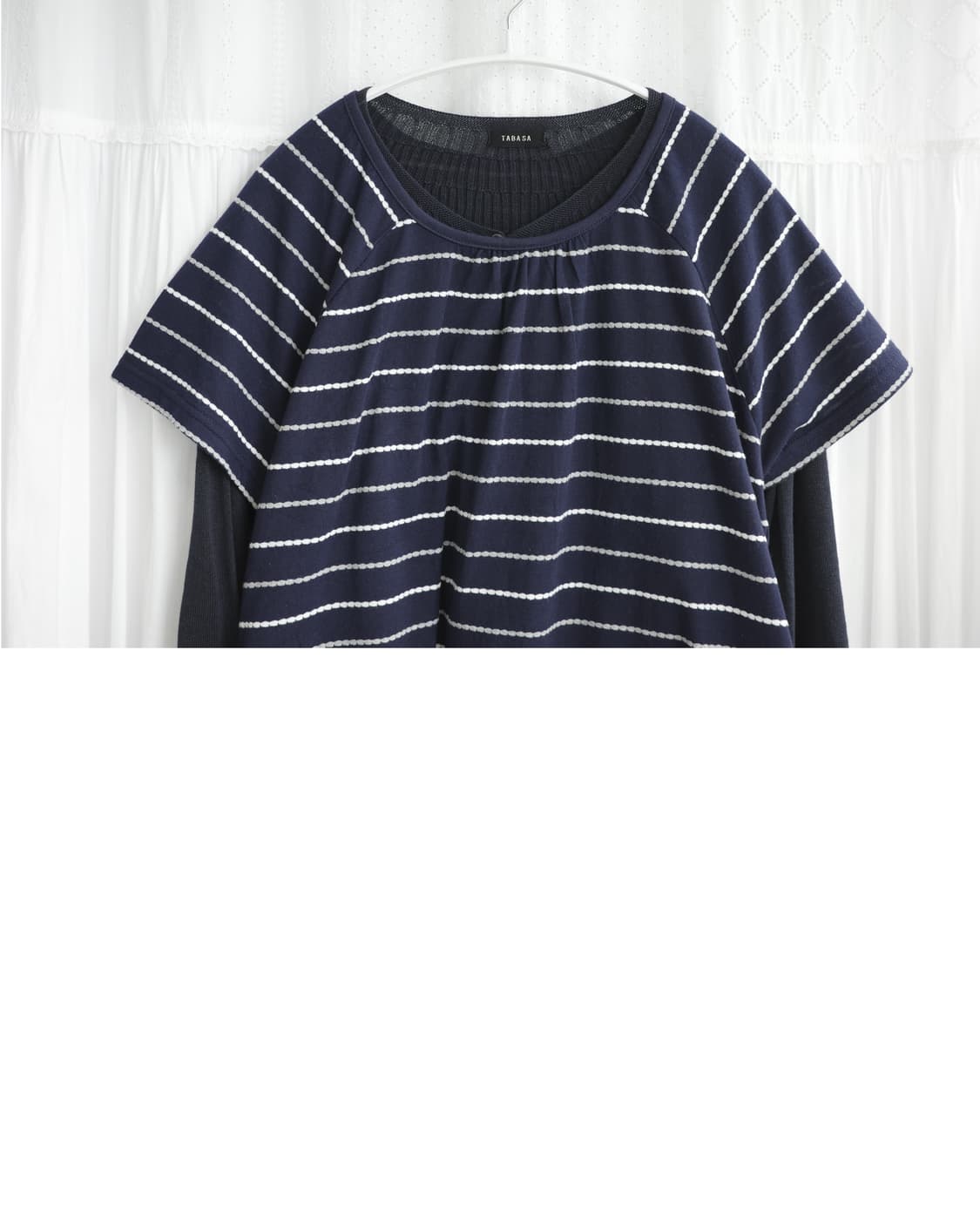 Datum line stripe round tee 상품이미지7