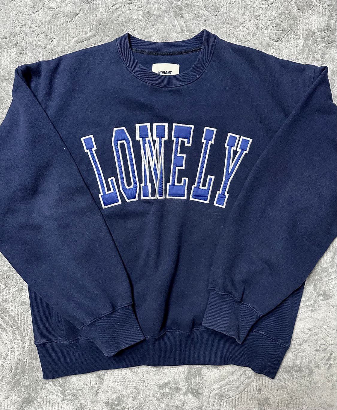 노앙 Lonely Lovely 스웻셔츠 네이비 L 상품이미지1