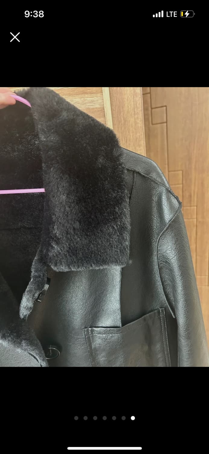 낫유어로즈 리버시블 레더 무스탕 S 새상품 상품이미지6