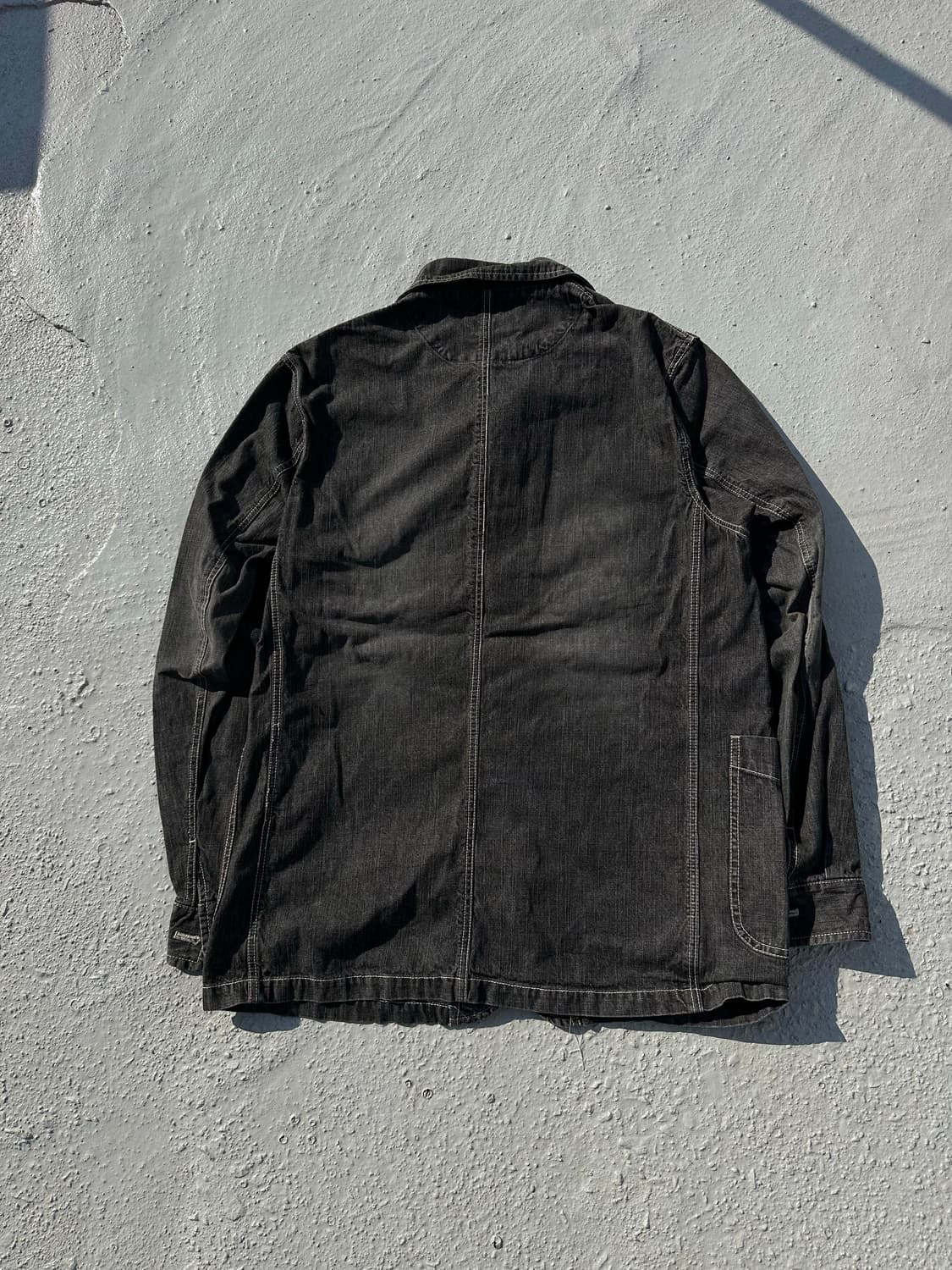 JP 블랙 데님 워크 자켓 청자켓 상품이미지4