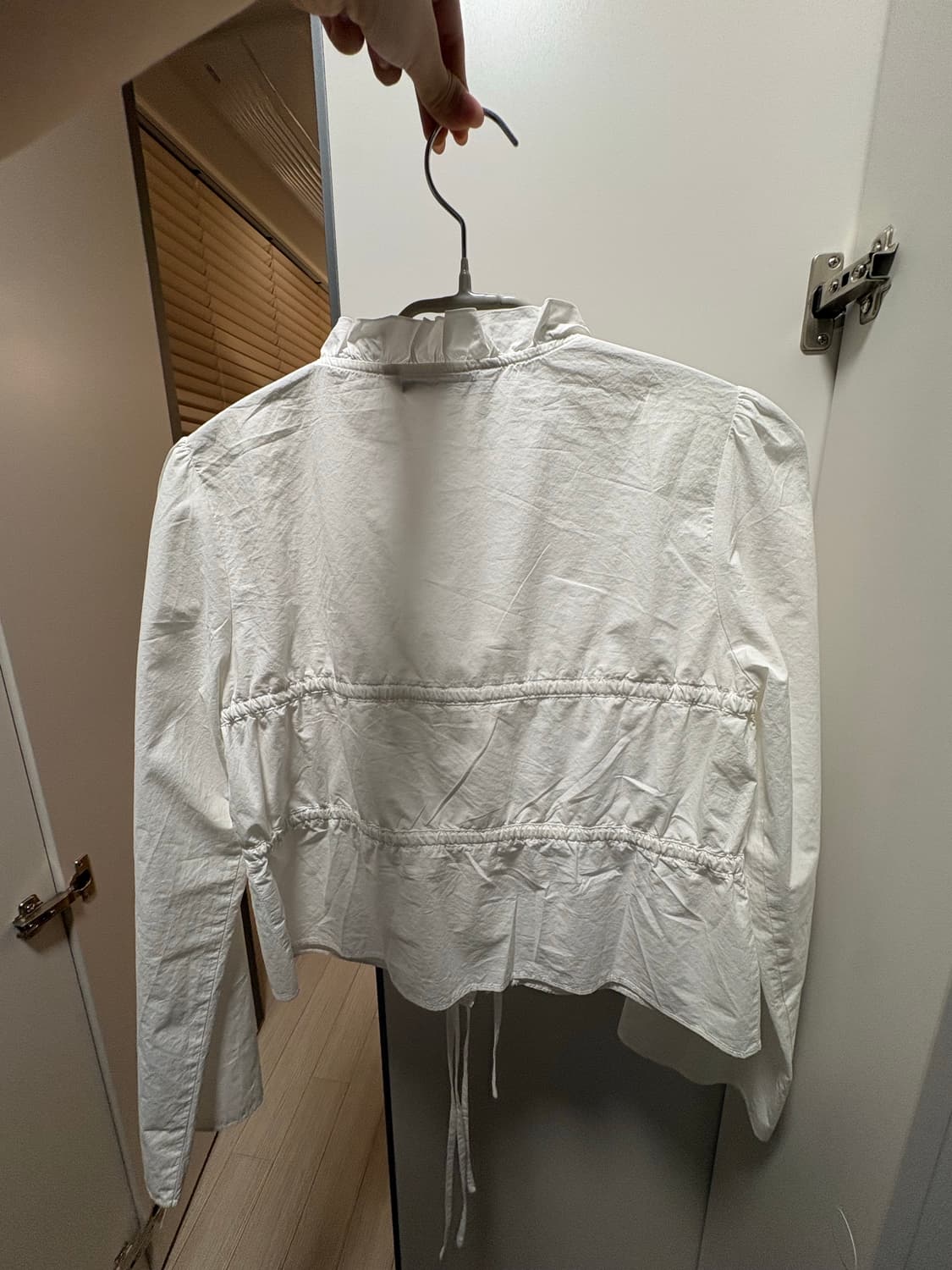 더오픈프로덕트 러플드 코튼 블라우스 상품이미지3