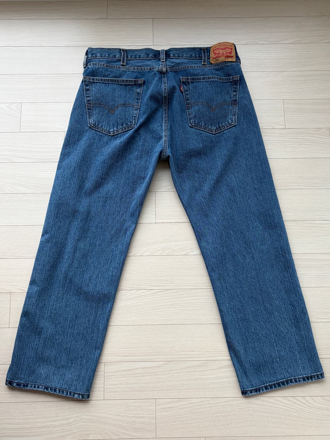 리바이스 505 레귤러 스트레이트 데님 36 (38x32) 상품이미지3