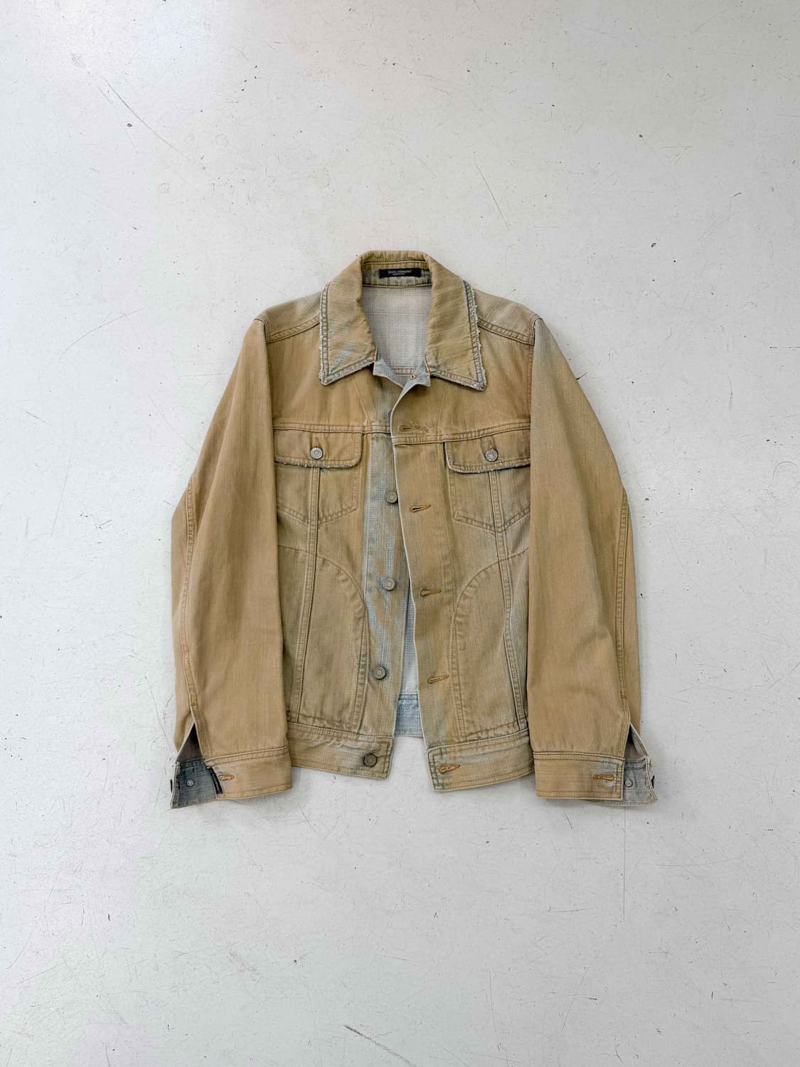 돌체앤가바나 가공 데님자켓 상품이미지1