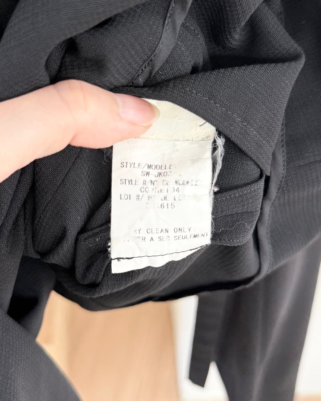 헬무트랭 블랙 랩 시어 슬리브 자켓 상품이미지9