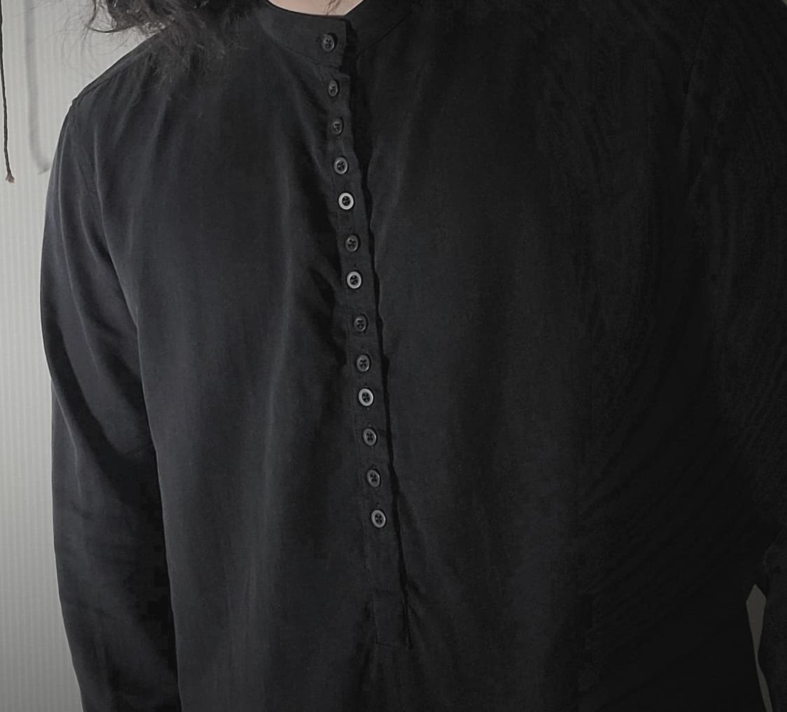 자라 아티저널 헨리넥 롱셔츠 상품이미지2