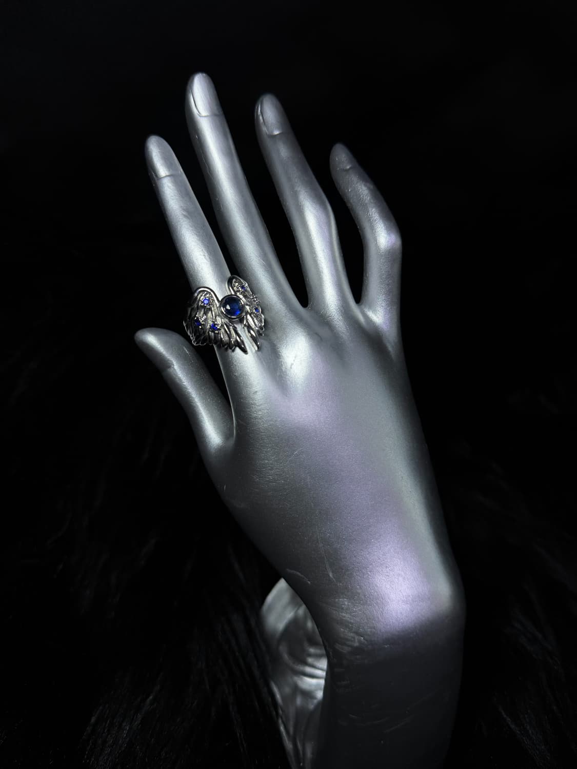 yordy cubic blue ring 상품이미지3