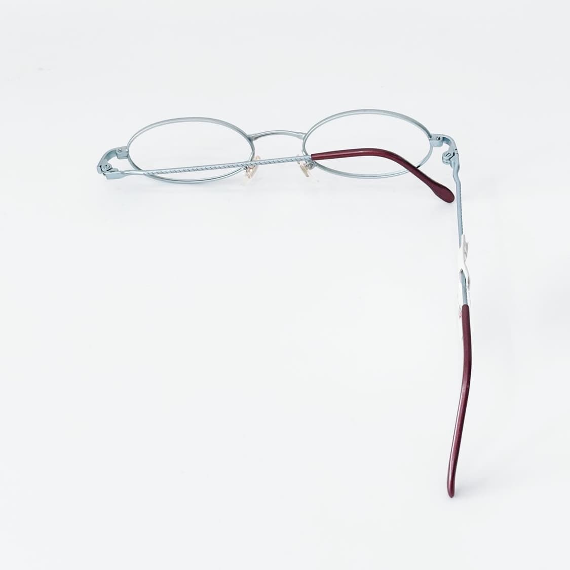 Close-up 스카이 블루 오벌 메탈 데드스탁 빈티지안경 상품이미지3