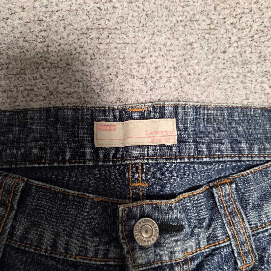 일본제 Lowrys Farm 카펜터 데님 팬츠 33 상품이미지6