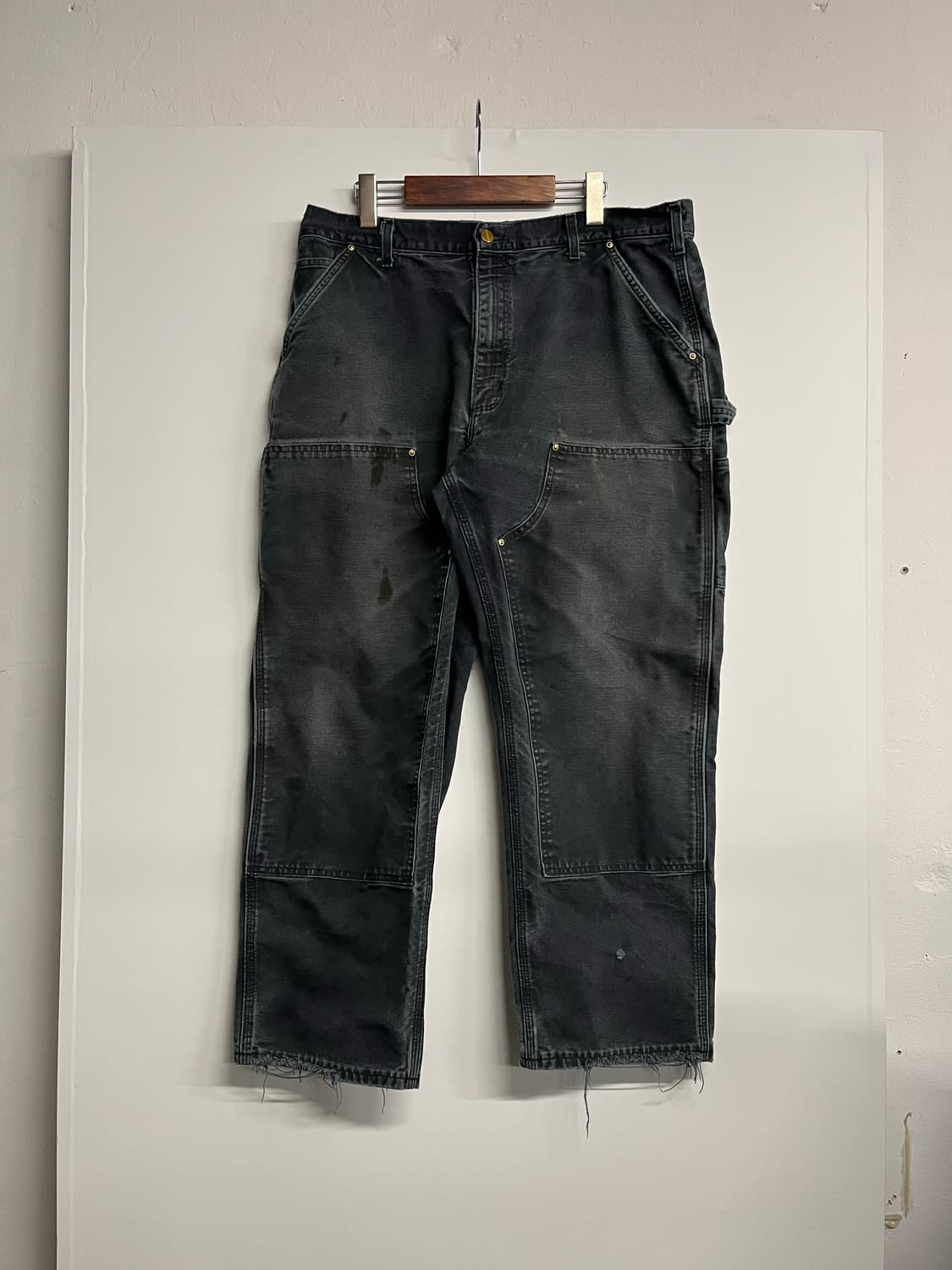 00s 칼하트 더블니 블랙 38x30 상품이미지1