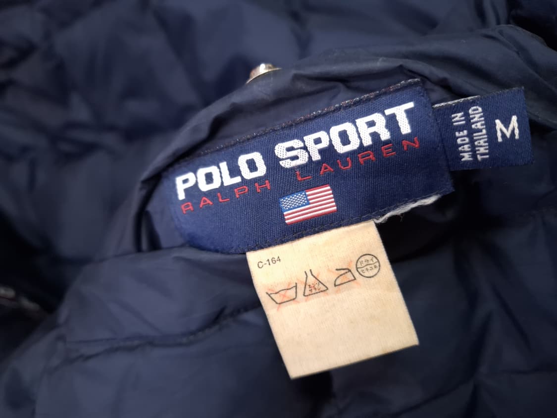 오리지날 90's 일본판 랄프로렌폴로 타탄체크 리버서블 패딩 상품이미지3