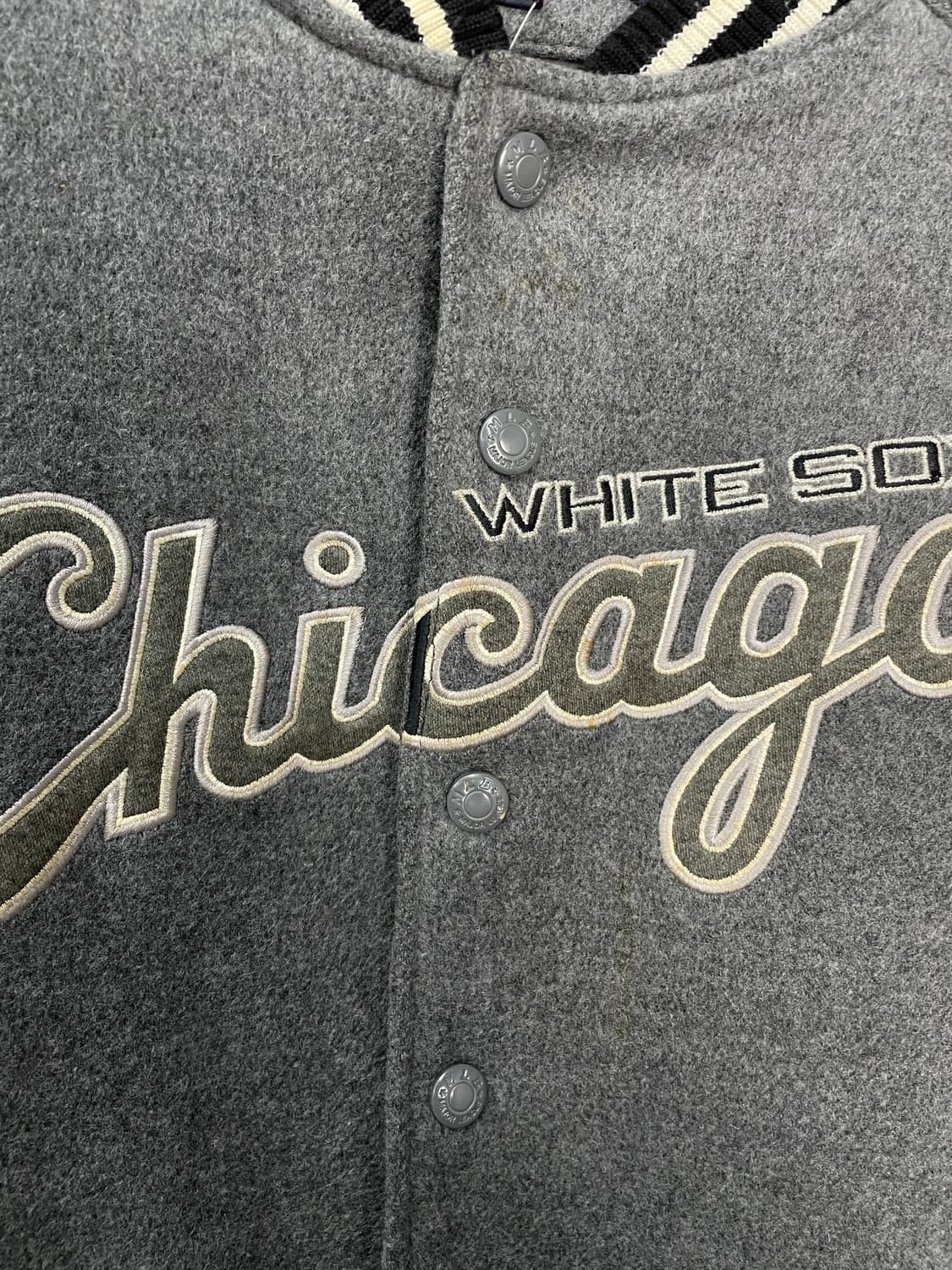 MLB 시카고 화이트삭스 울 바시티 스타디움 자켓 H1518 상품이미지5