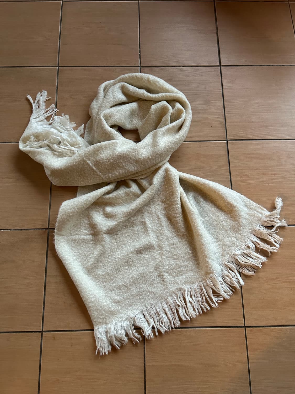 빈티지 알파카 머플러 상품이미지1