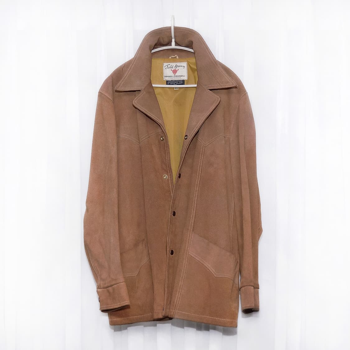 필드 앤 스트림 스웨이드 레더 웨스턴 헌팅 자켓 (100-105) 상품이미지1
