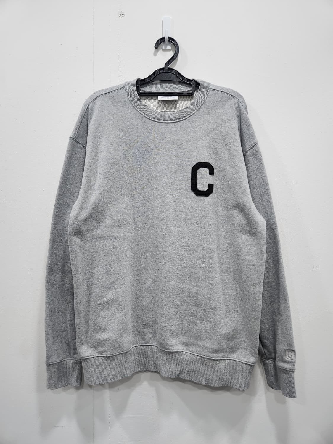 커버낫 맨투맨 그레이 남성 100사이즈 상품이미지1