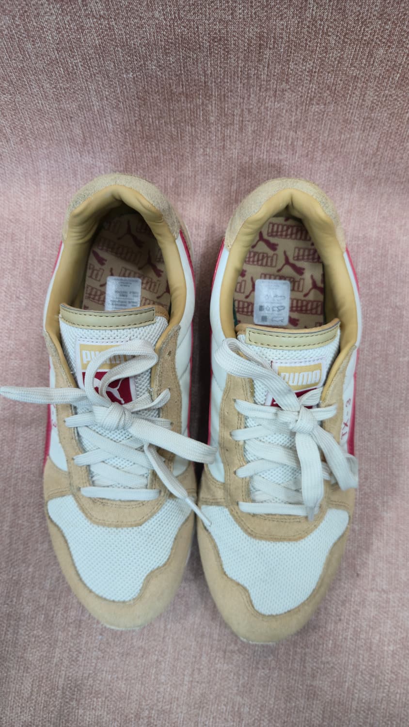 푸마 255mm- TX-3 스니커즈 베이지/레드 상품이미지2