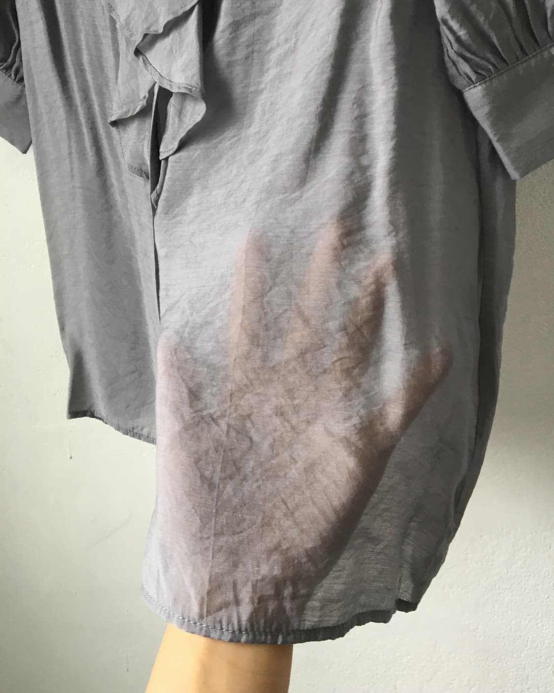 Ruffle point blouse 상품이미지4