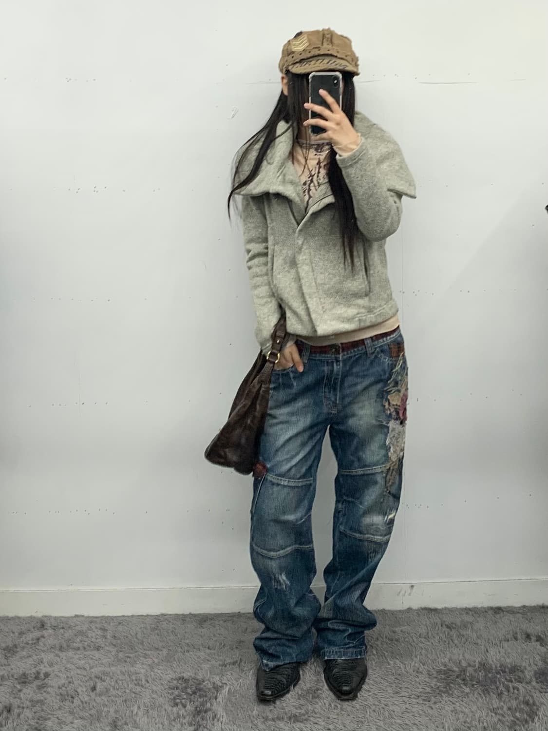 Ciao panic 하이넥 비대칭 자켓 상품이미지1