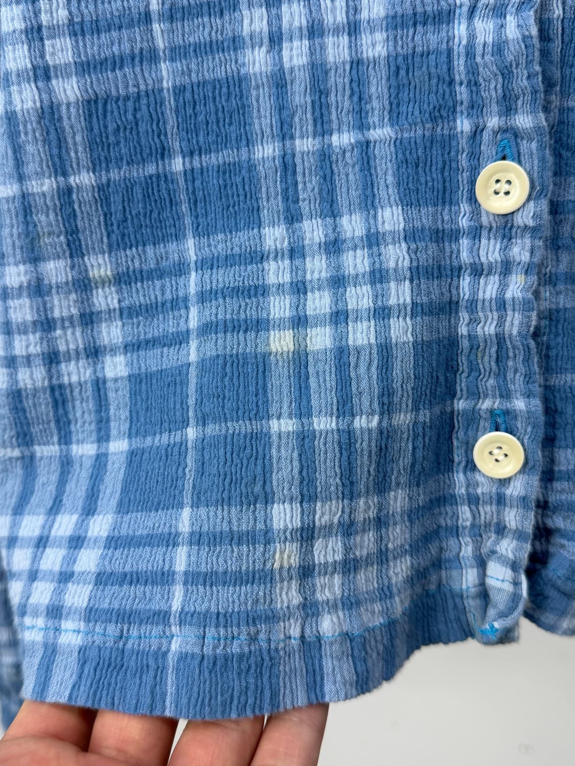 Tsumori Chisato Crinkle Check Cardigan 상품이미지6