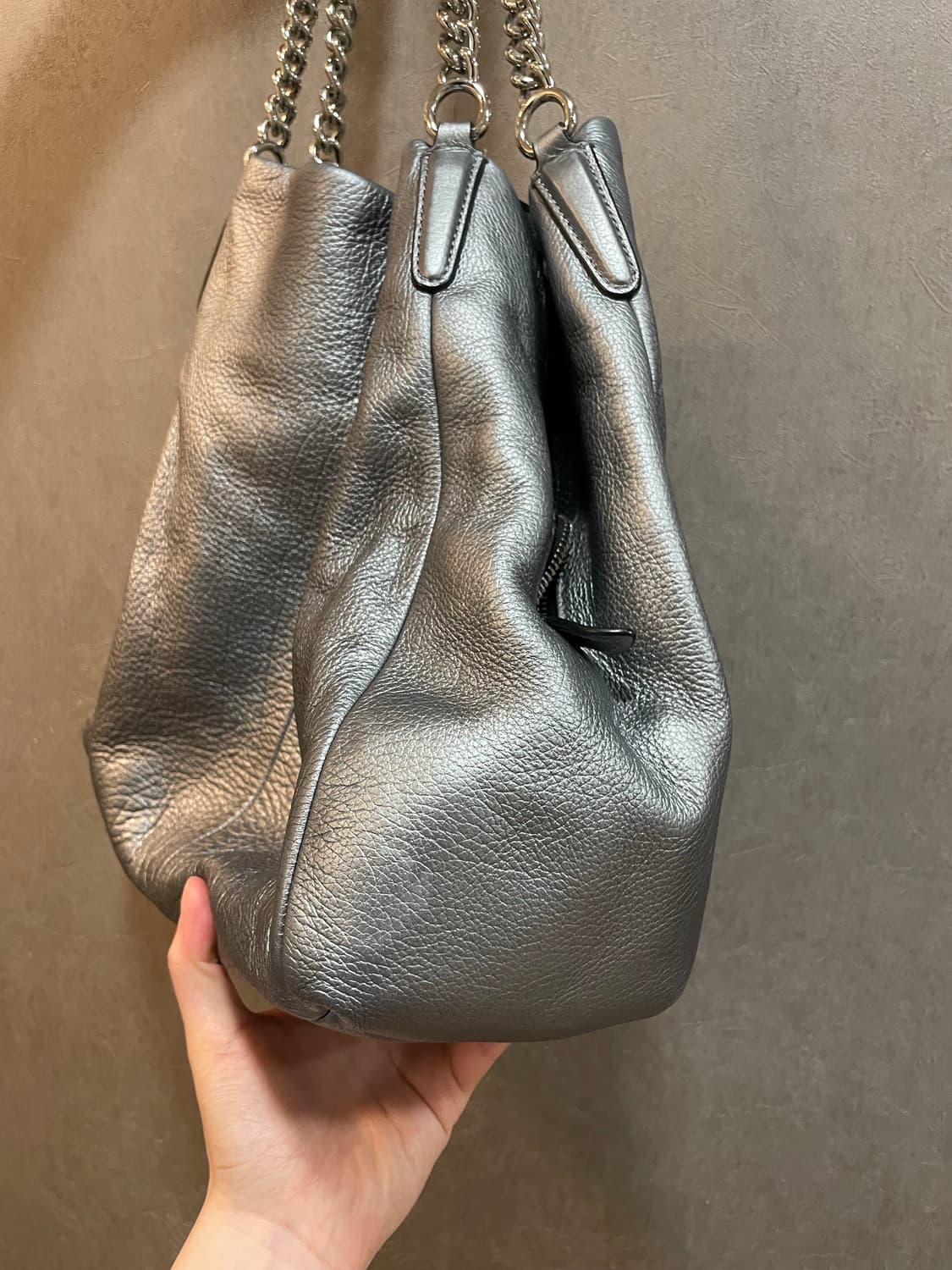 코치 실버 체인 숄더백 가방 상품이미지5