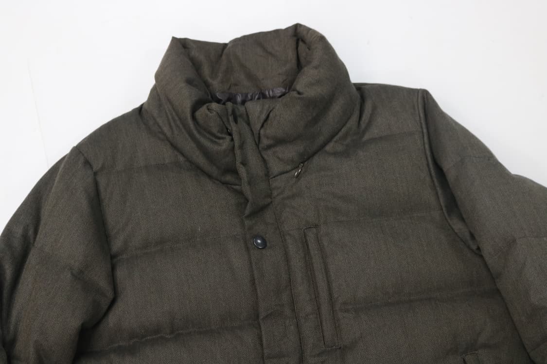 Johnbull 존불 빈티지 헤링본 패턴 덕다운 푸퍼 패딩 (M) 상품이미지2