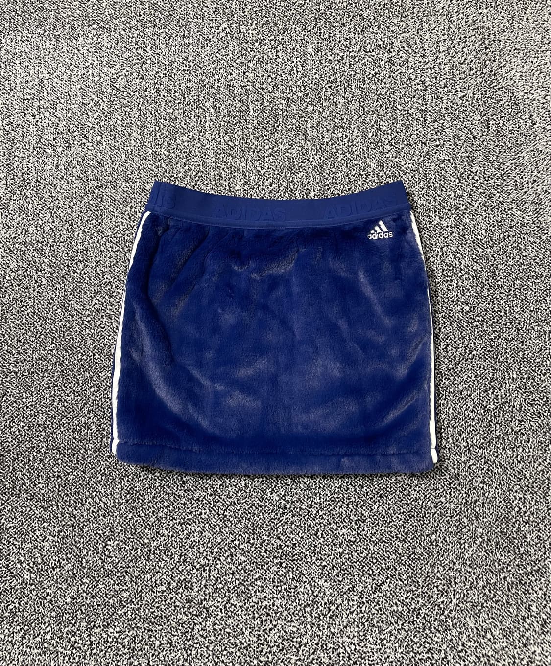 빈티지9. 아디다스 퍼 벨루아 스트라이프 스커트 미니 치마 상품이미지1