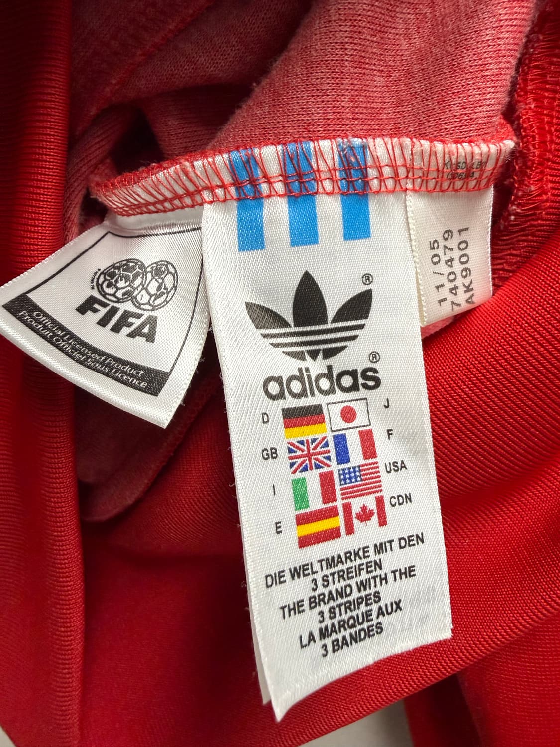 여성 90 / 아디다스 잉글랜드 져지 트랙탑 레드 상품이미지7