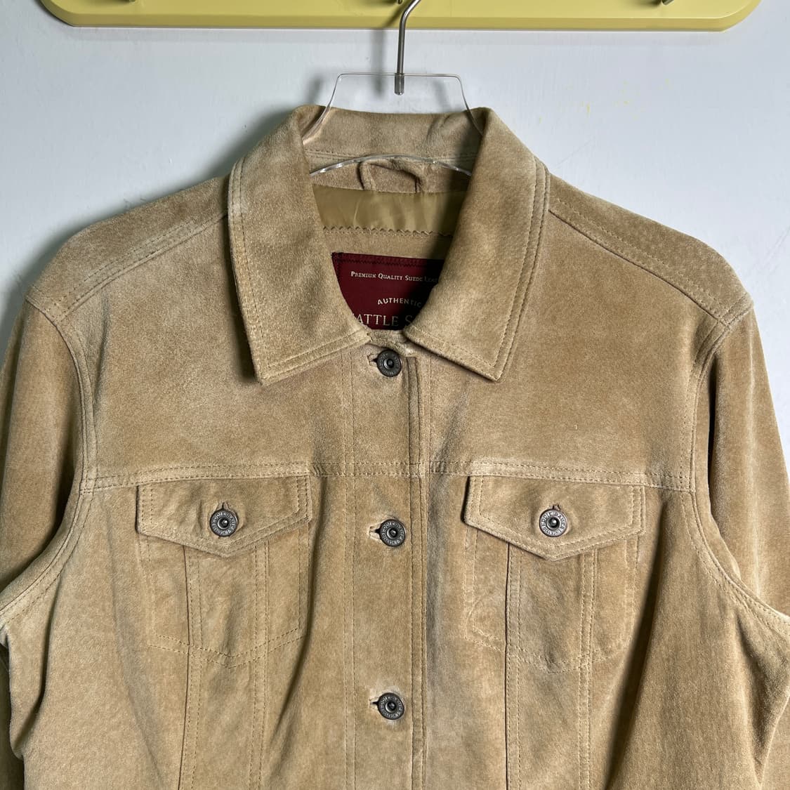 에디바우어 베이지 스웨이드 자켓 L 상품이미지4