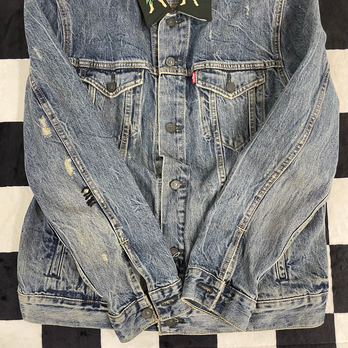 Levi's 리바이스 리워크 하와이안 카라 데님 자켓 (L) 상품이미지3