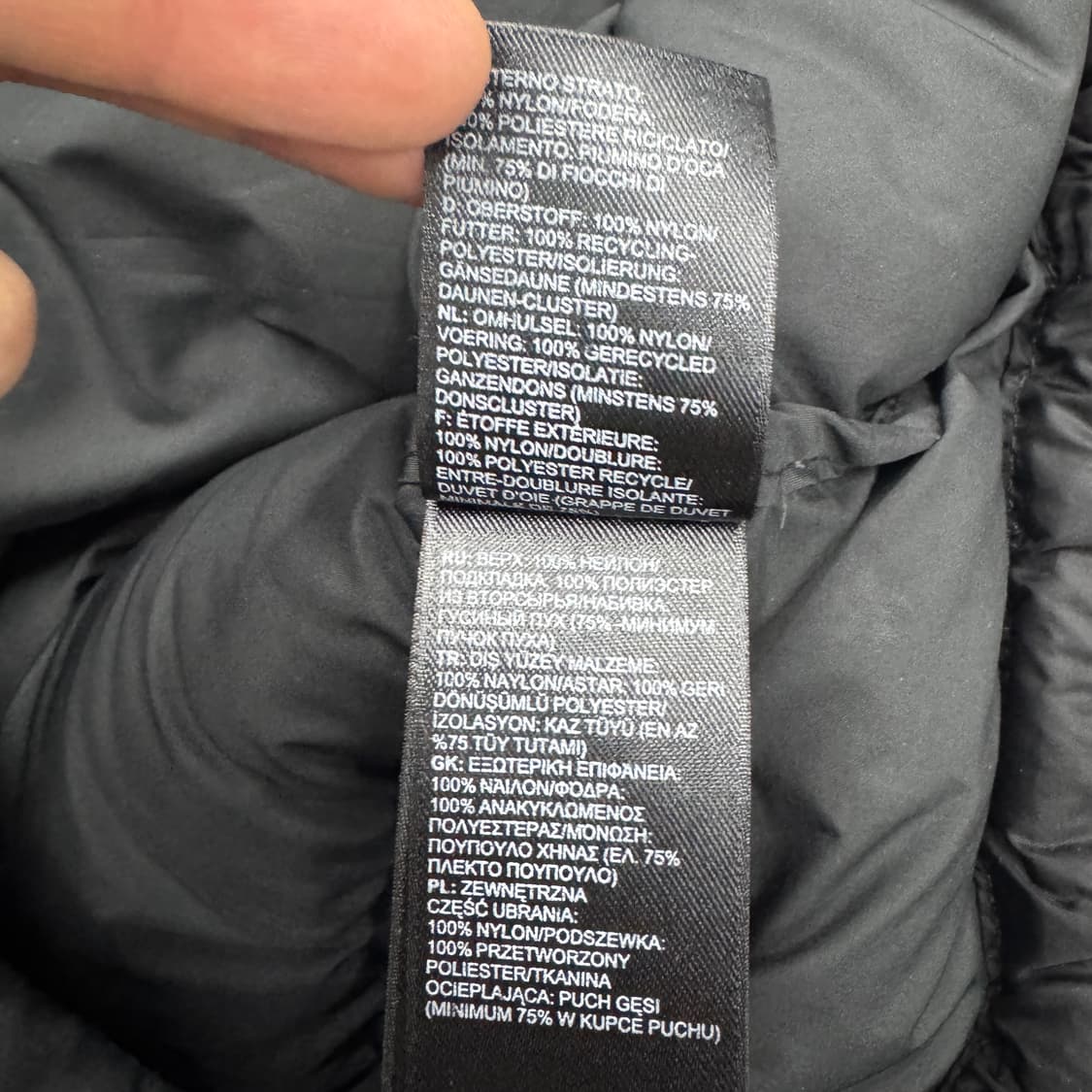 노스페이스 700 눕시 푸퍼 조끼패딩 블랙 상품이미지8