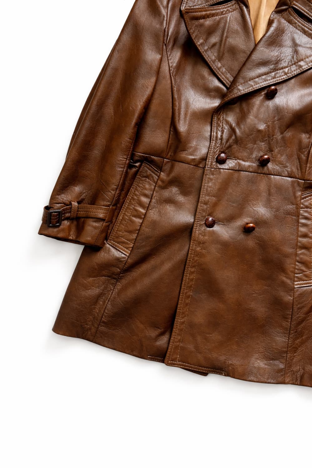 70's Reed Sprotswear 레더 코트 L(100) 상품이미지3