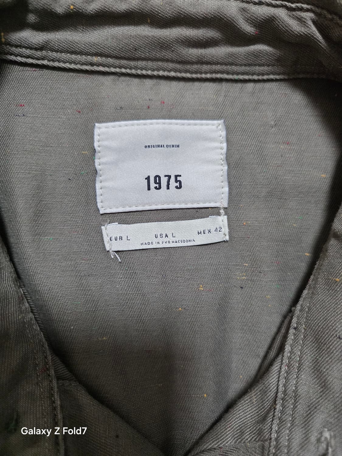 오리지날 데님1975 셔츠 L사이즈 상품이미지7