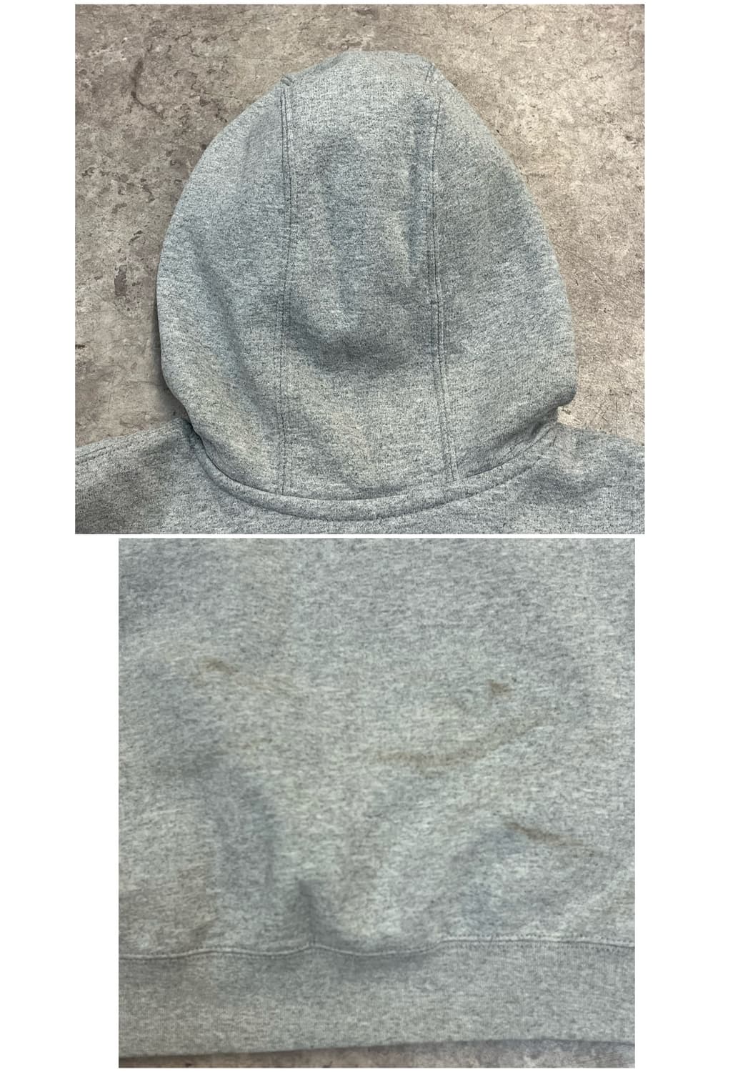 칼하트 기모 후드티 그레이 L #csz2974  상품이미지9