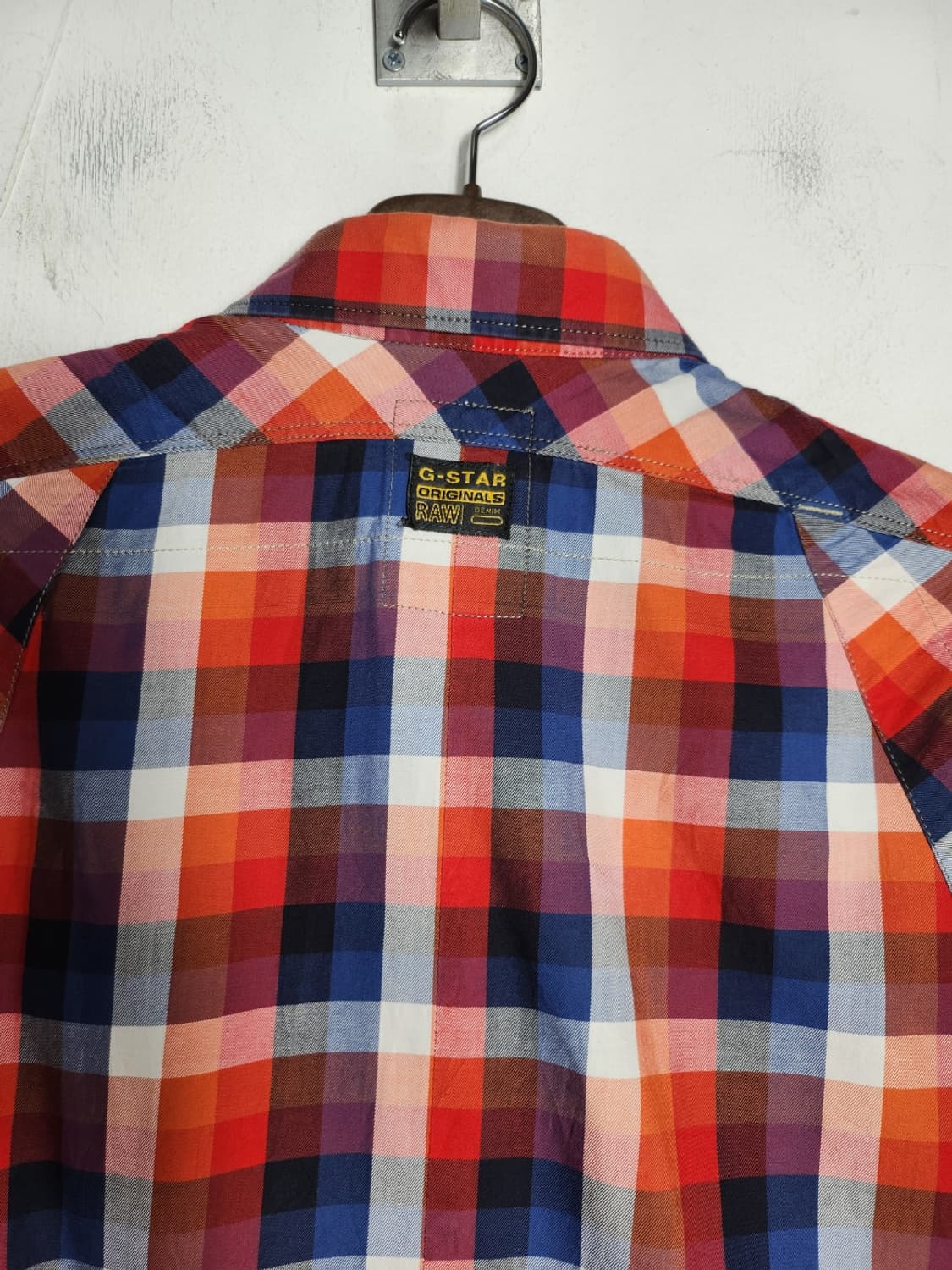 L 지스타로우 빈티지 멀티 체크 셔츠 남방 상품이미지7