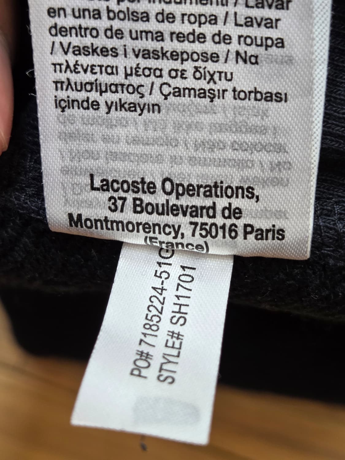 라코스테 네이비 색상 후드티 M사이즈 SH1701 스타일입니다. 쨍한 네 상품이미지6