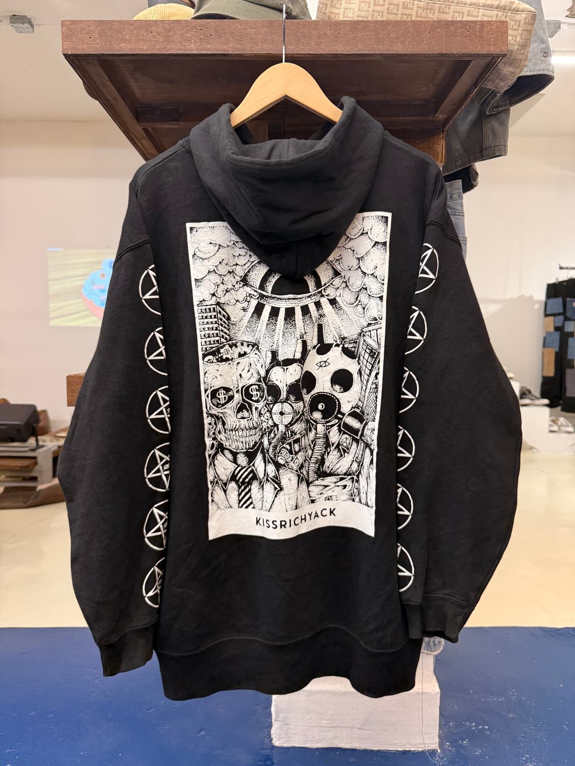 Kissrichyak 크레이지 후드티 상품이미지4