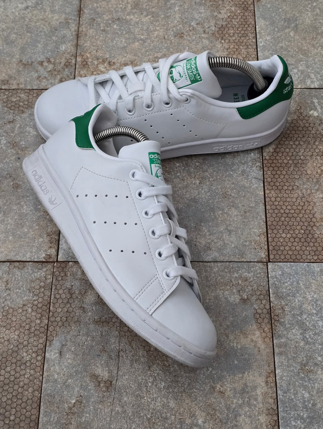 (230)아디다스 스탠스미스 화이트 그린 상품이미지8