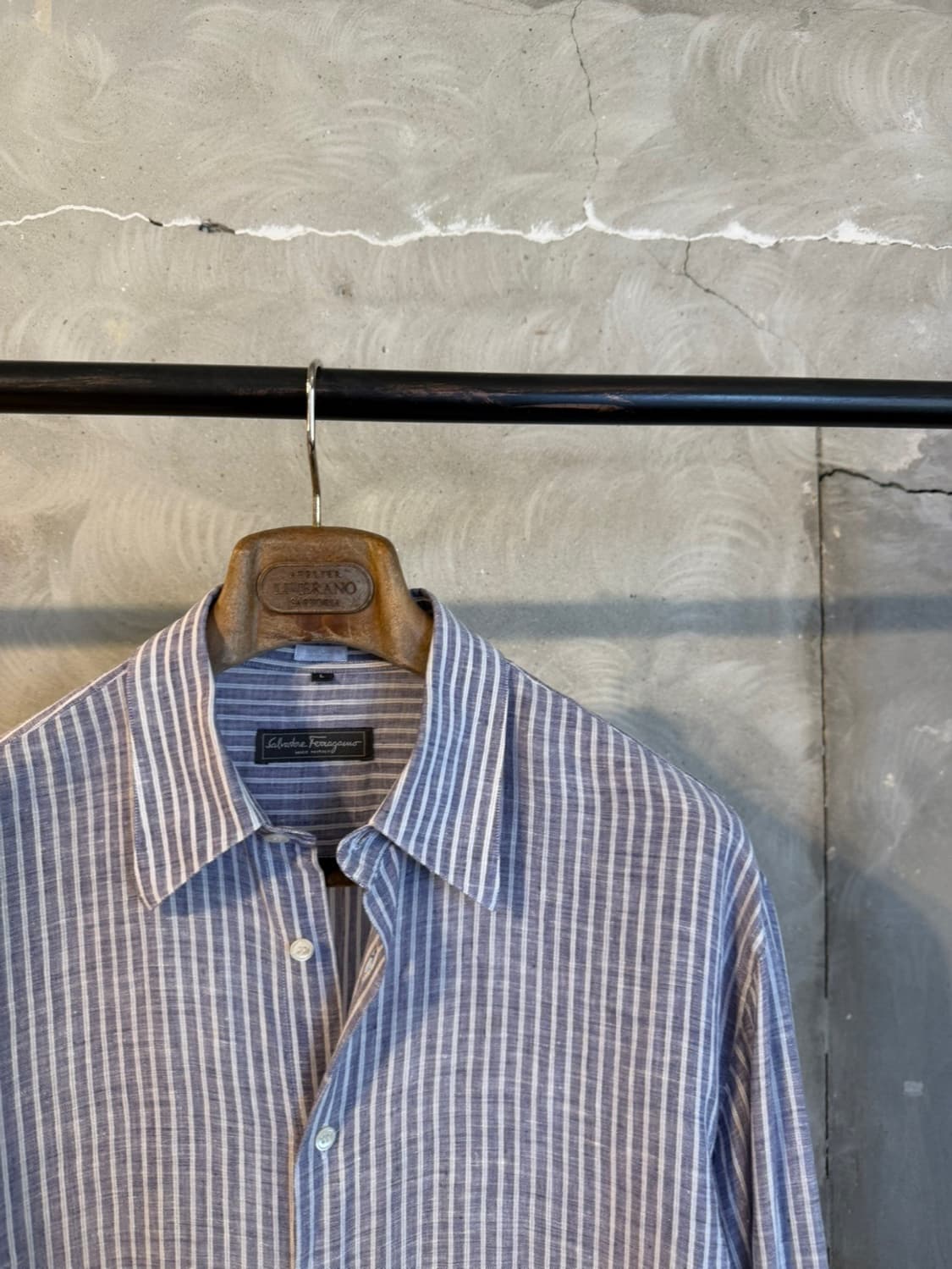 살바토레 페라가모 리넨 셔츠 100 상품이미지4