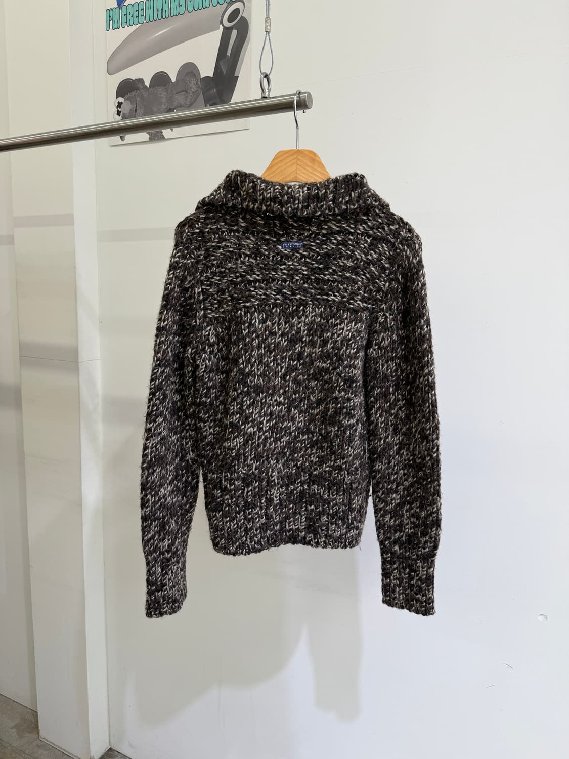 FREE SOUL (Made in Italy) 니트 집업 상품이미지4