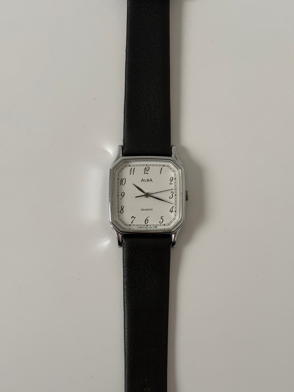 ALBA - 1990s Silver Square Ladies Quartz 상품이미지4