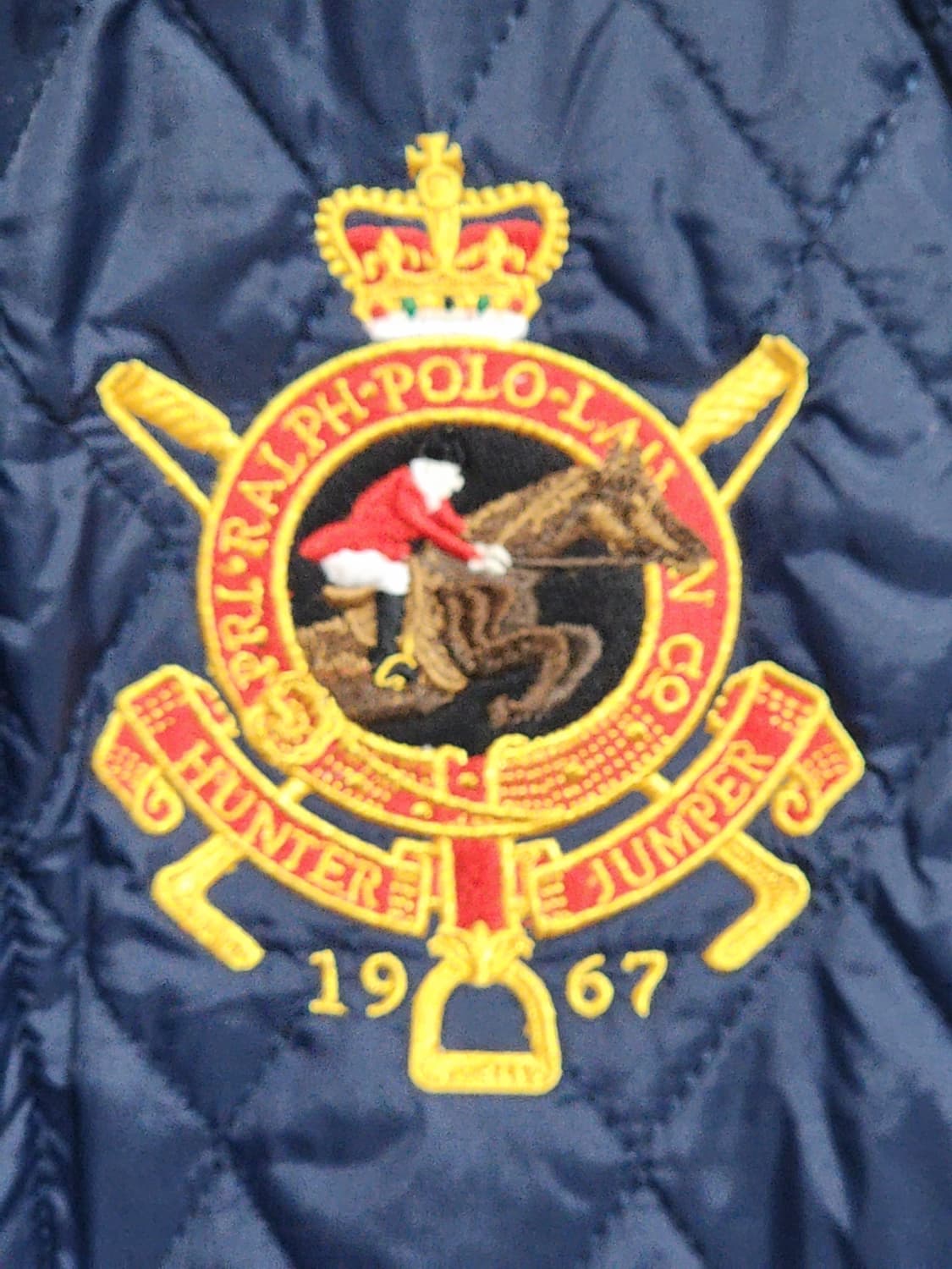 (L) 랄프로렌 폴로 퀼팅자켓 네이비 누빔점퍼 캐주얼  상품이미지4