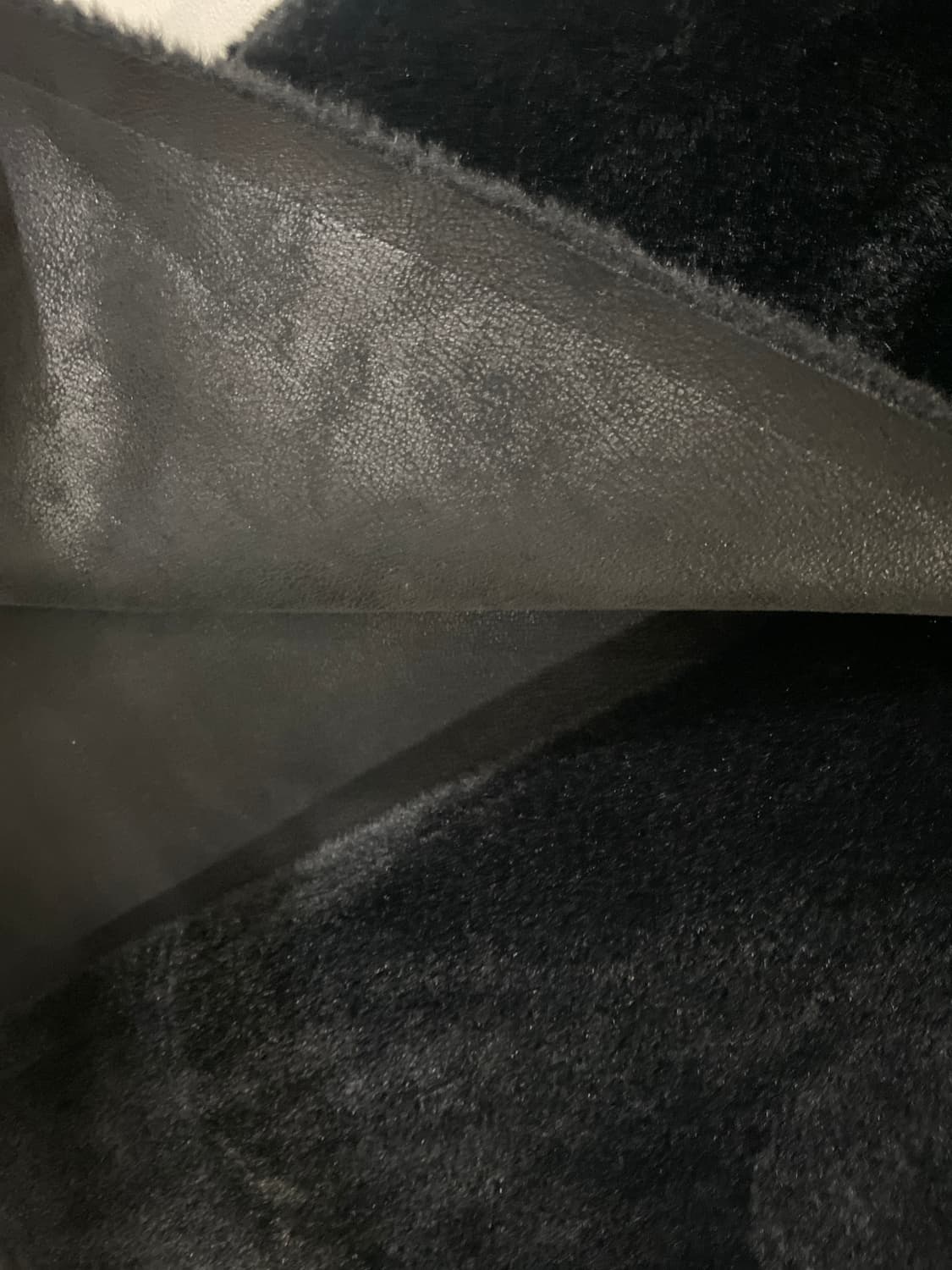 앳노트 블랙 롱 퍼 베스트 조끼 상품이미지5