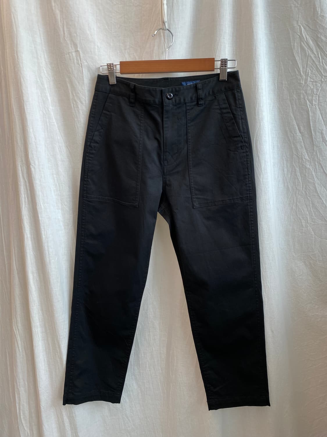 SHIPS 블랙 코튼팬츠(26) 상품이미지1