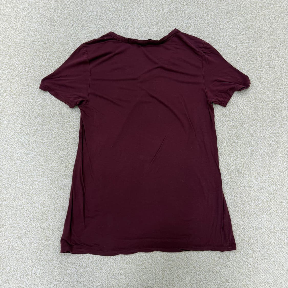 S 알렉산더왕 버건디 유넥 반팔티 0213T1 상품이미지2