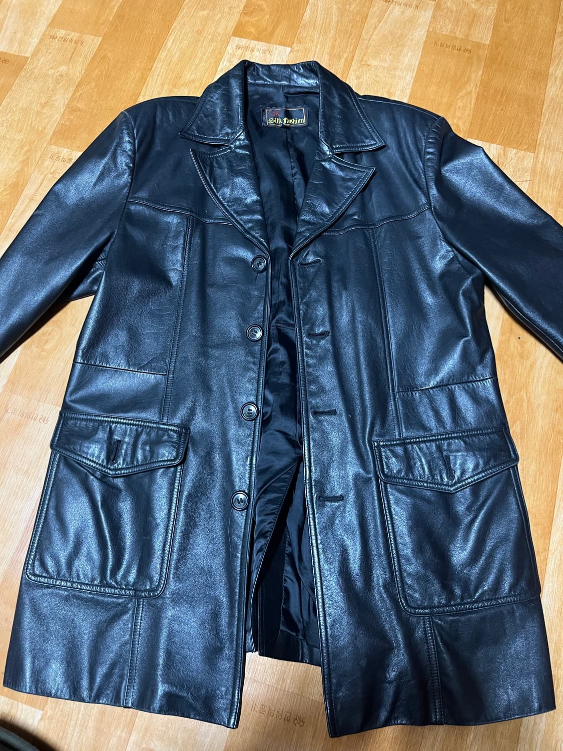 90s 레더 카코트  상품이미지6