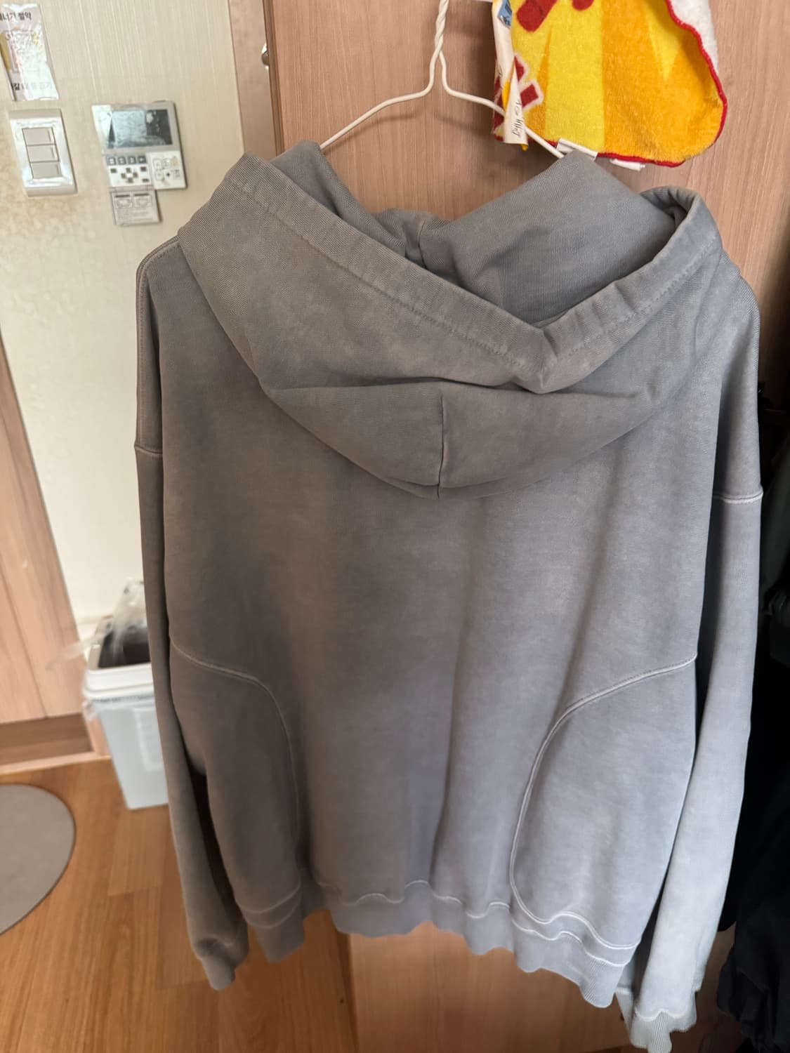 (BTS 정국 착용) 86D 후드집업 그레이 상품이미지3