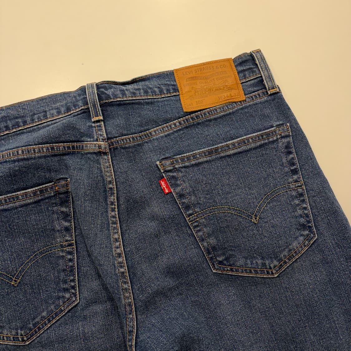 [34x32] 리바이스 502 테이퍼 데님 청바지 팬츠 D616 상품이미지3