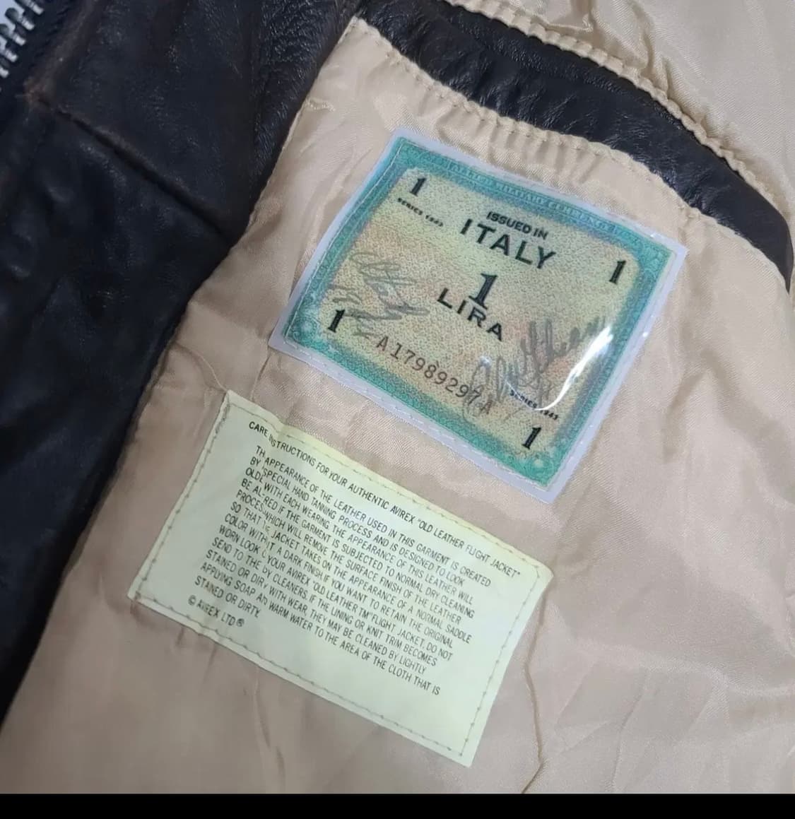 아비렉스 a2 레더자켓 상품이미지7