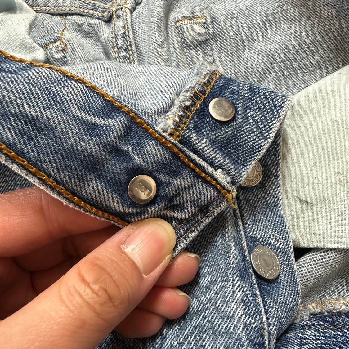 Early 00s USA 리바이스 501 블루 진 데님 팬츠 32 상품이미지7